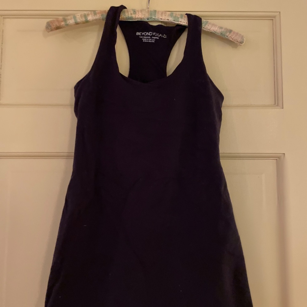 Beyond Yoga Racer Back Tank (M) - Black